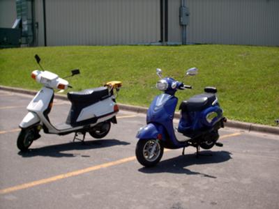 Two Asian Scooters